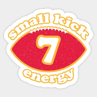 small kick energy no. 7 Sticker